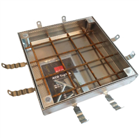 TRAPPE ACO UNIFACE ACIER GALVANISE 800X800MM H110MM C250 / 600KN