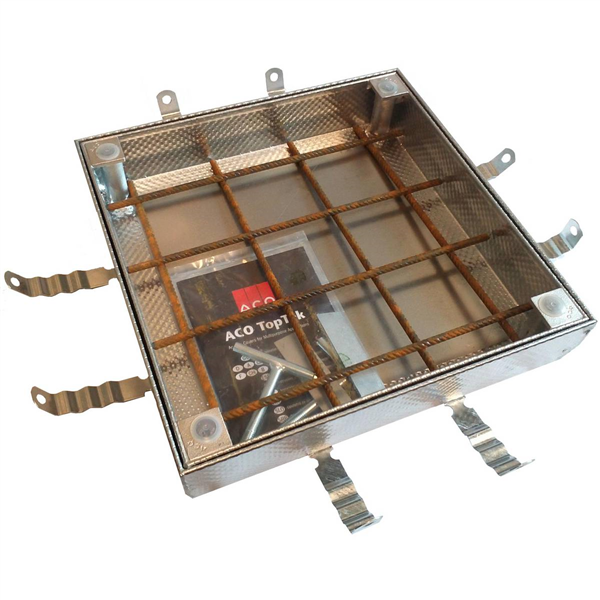 TRAPPE ACO UNIFACE ACIER GALVANISE 800X800MM H110MM C250 / 600KN