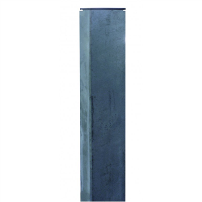 Poteau rectangulaire pour panneau signalisation permanent et temporaire 2.5 mètres