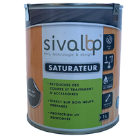 Pot de peinture de retouche gamme bardage New Age - Gris irisé pot de 1 LTR