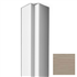 Profil d'angle intérieur pour bardage Cedral Click - aluminium laqué Brun C03 - longueur 3,00 M