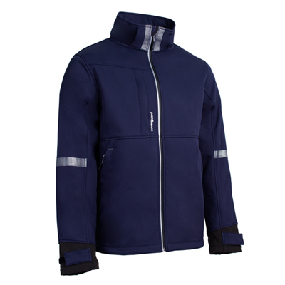 Veste softshell homme imperméable chaude et respirante - Seal Coverguard - Couleur marine - Taille L