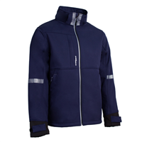 Veste softshell homme imperméable chaude et respirante - Seal Coverguard - Couleur marine - Taille L