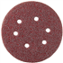 Disque auto agrippant ponçage à sec métaux/bois durs grain 120 - Sidamo - Ø 150 mm perforé de 6 trous - Lot de 5