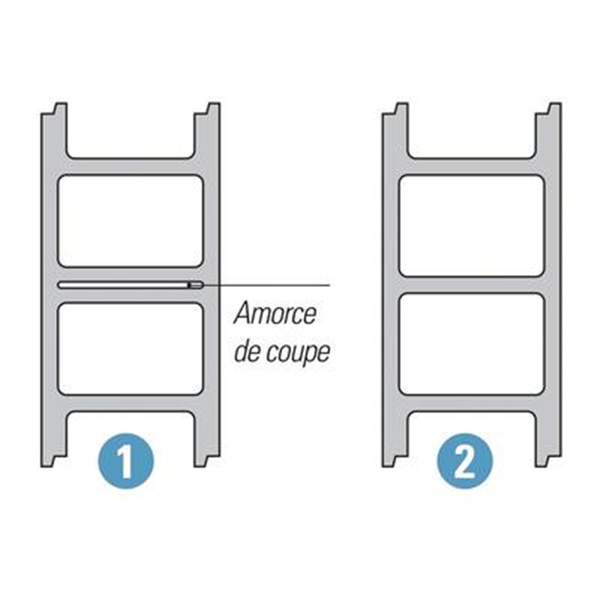 Bloc béton à bancher 500 x 250 x 200 - B25 Zone sismique 1 et 2
