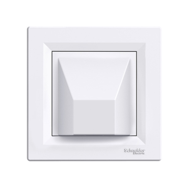 Sortie de câble universelle Schneider Asfora complet - à encastrer - blanc brillant - 16A - IP20