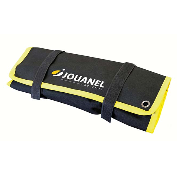 Trousse à outils à rouler avec 5 poches et 1 poche latérale zippée - Jouanel - outils non inclus
