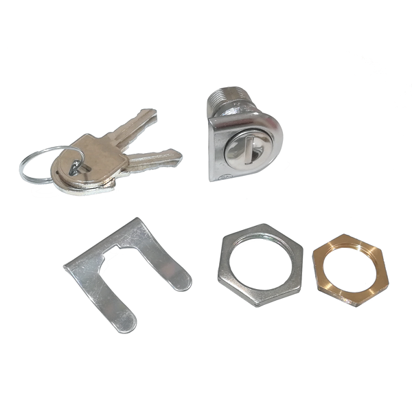 Barillet batteuse avec écrous et agrafe Decayeux - 25 mm - Boites aux lettres collectives