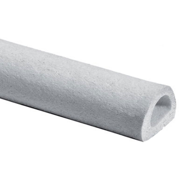 Joint de calfeutrement adhésif portes et fenêtres - Caoutchouc blanc - Rouleau de 25 m