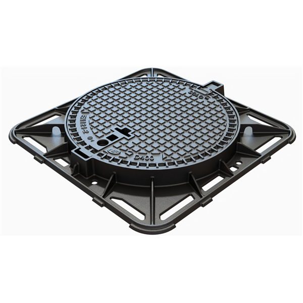 REGARD VISITE Ø600 CAD CARRE HAUTEUR 75mm ART JONC ELASTOMER