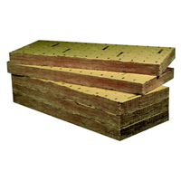 Panneau laine de verre pour murs et combles - TP 238 revêtu kraft Knauf - R=3,15 m².K/W - 1,35 M x 0,60 M - ép.100 MM