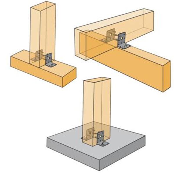 Équerre renforcée EB/7048 48x90x48 mm épaisseur 3 mm