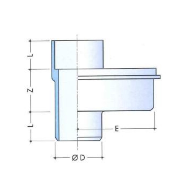 Siphon de balcon pour recueil eaux de ruissellement Ø mâle 100 mm - SB100 Nicoll - PVC Gris clair