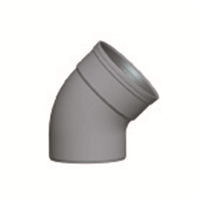 COUDE PVC CR8 MALE FEMELLE 45° D 315 ASSAINISSEMENT A JOINT