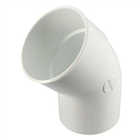 COUDE SIMPLE MF 45' D.100 BLANC