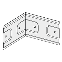 Embout mural faux plafond AC231 pour Profils Longue Portée (PLP) 85,00 MM - 50 pièces