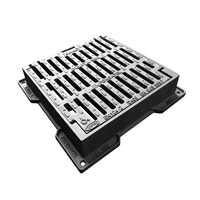 Grille plate articulée verrouillée D400 trafic intense Delita PL 70