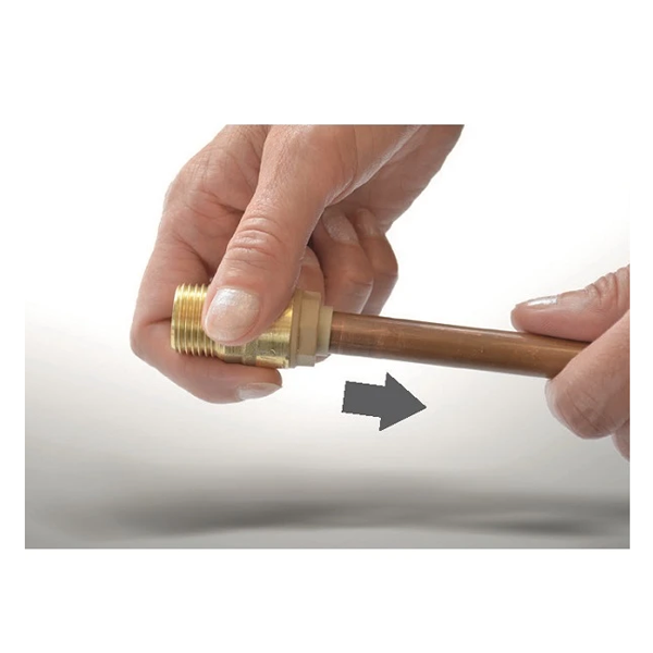 Bouchon RSO - Pour tube en cuivre et PER - Diamètre 12 mm - Noyon & Thiebault - Laiton