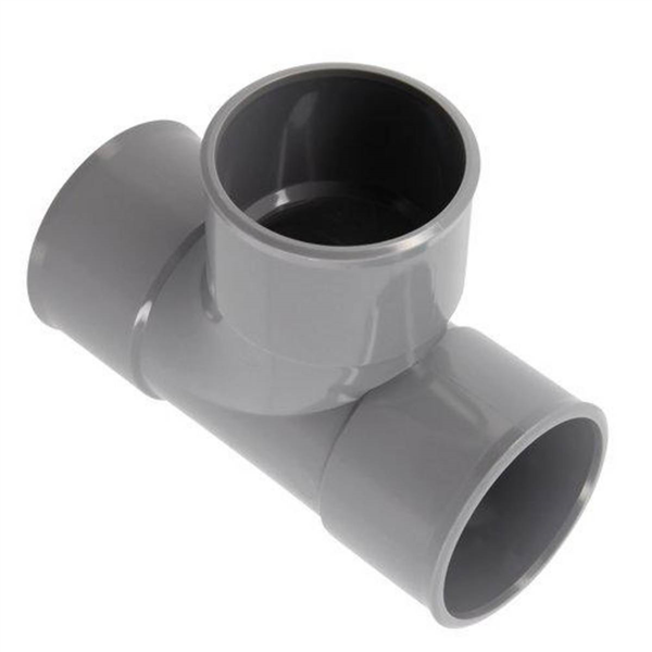 Té pied de biche PVC à coller Femelle - Femelle 87° Diamètre 50 mm