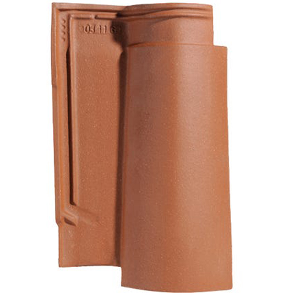 Tuile en terre cuite - Oméga 10 - à double emboîtement - réf.104 EDILIANS - Rouge