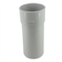 Manchette mâle/femelle pour tube de descente cylindrique Ø 80 - Gris