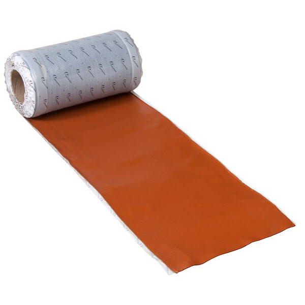 Bande d'étanchéité pour toiture auto-adhésive Wakaflex - Largeur 28 cm - Rouleau de 5 m - Rouge