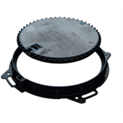 REGARD VISITE d600 CAD ROND REMPLI BETON JONC PE
