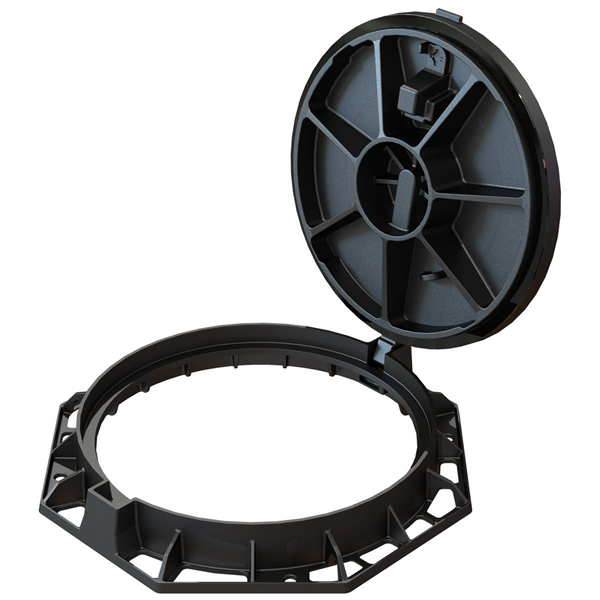 REGARD FONTE NF 850X850 ARTICULE CADRE ROND D400 SANS MARQUAGE - SOLO CC