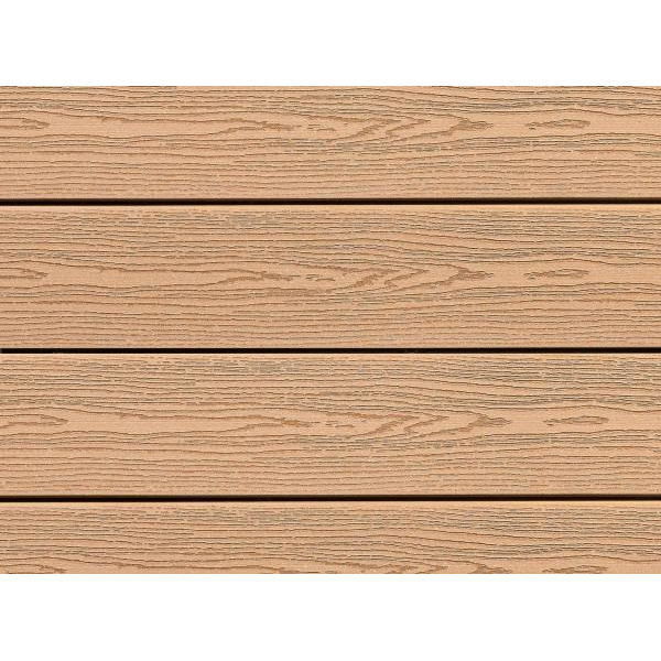 Lame de terrasse en bois composite Élégance finition structurée - Silvadec - 180 MM x 23,00 MM - longueur 4,00 M - Brun Colorado