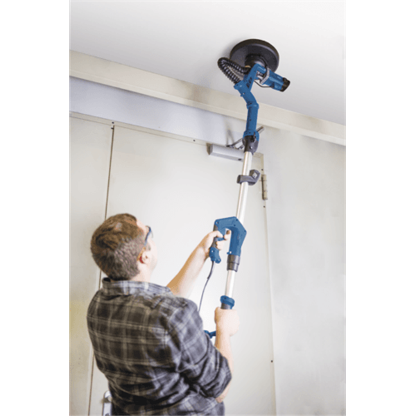 Ponceuse à bras vibrante circulaire pour plâtre 710W - 2 plateaux - DS930 scheppach