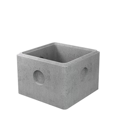 REGARD EAU PLUVIALE HAUSSE, 60X60 CM INTERIEUR, HAUTEUR 40 CM, AVEC EMBOITEMENT