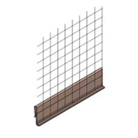 Profil PVC avec trame et repère