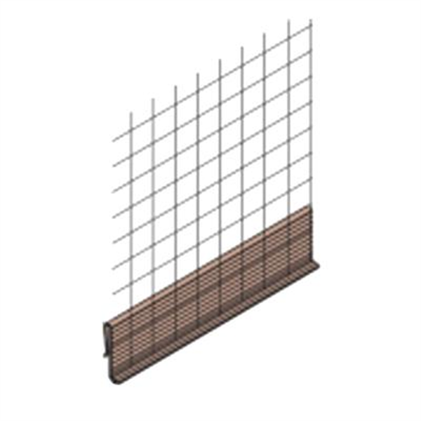 Profil PVC avec trame et repère