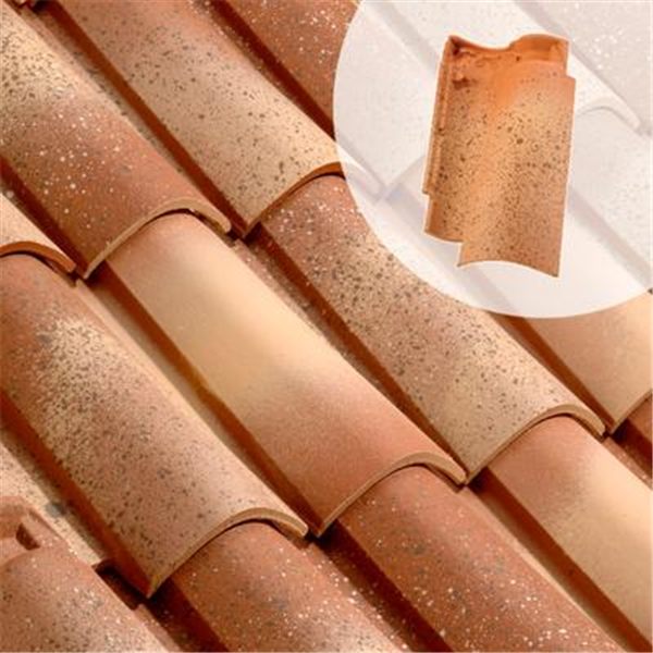 Tuile en terre cuite à emboîtement grand moule fortement galbée - Canal S Poudenx - Pastel