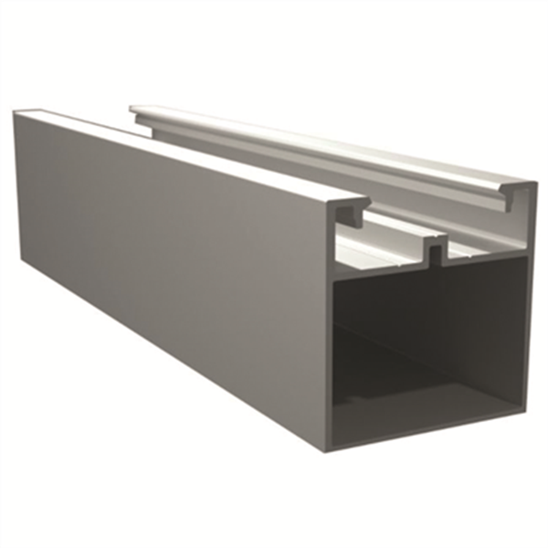 Lambourde en aluminium pré-percée pour réalisation de sous-structure porteuse de terrasse en composite - 50x50 mm - Longueur 6 m