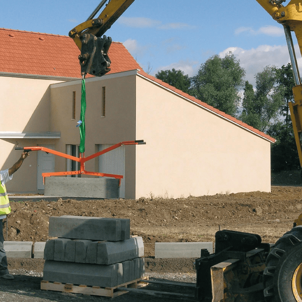 Pose bordure de trottoir Mondelin réglable et démontable