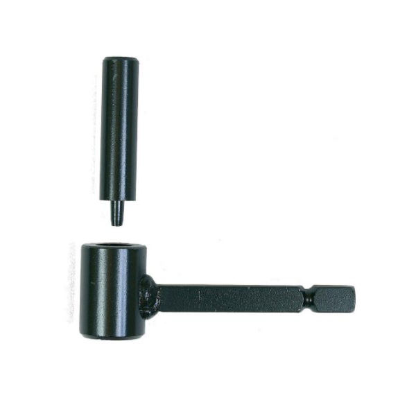 Gond pour béton volet simple - Queue carrée 80 mm Ø 14 mm - Acier noir - Sachet de 2