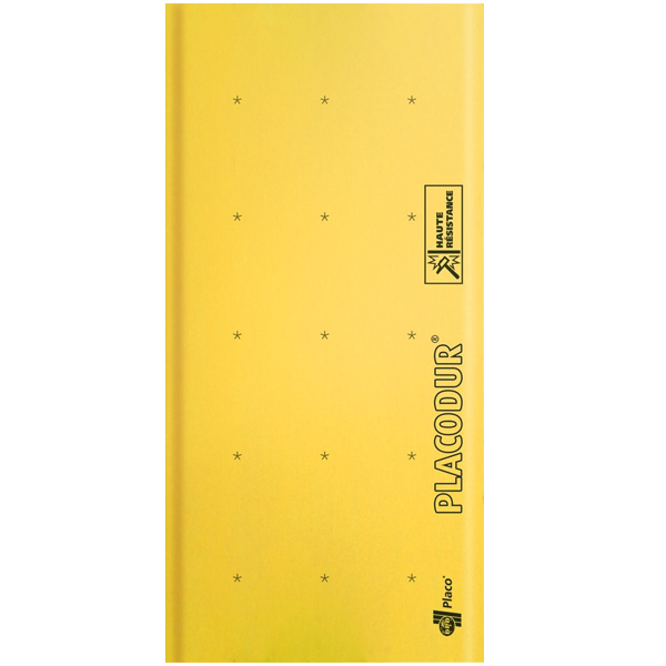 Plaque de plâtre haute dureté Placo Placodur BA18 - 2,50 M x 1,20 M - ép. 18,0 MM