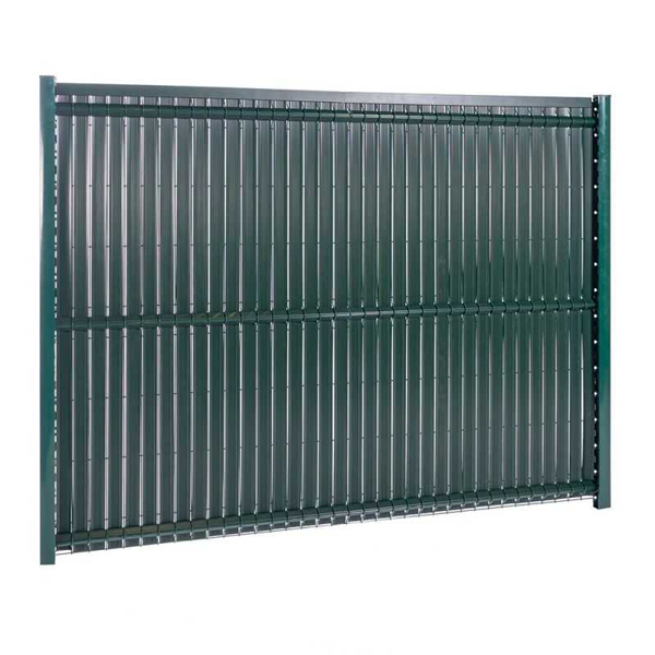 Latte occultante pour panneau rigide petits plis - Lixo Top Dirickx - Hauteur 1 M  - PVC - Vert - Lot de 45