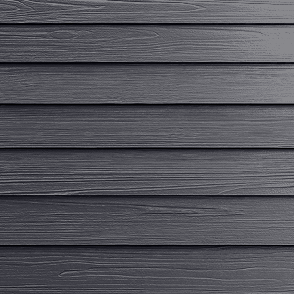 Bardage composite imitation bois - Hardie Plank - 180 MM x 8,00 MM - Long. 3,60 M - Gris Métal