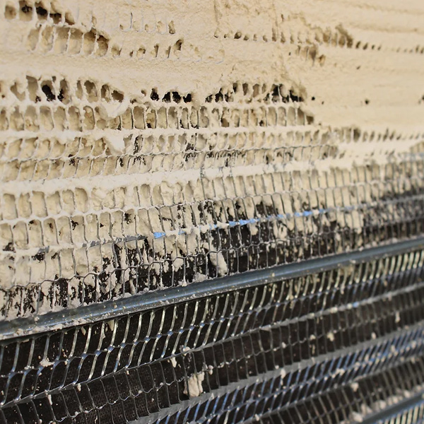 Lattis nervuré en acier galvanisé Nergalto sans papier - 2,50 M x 0,60 M