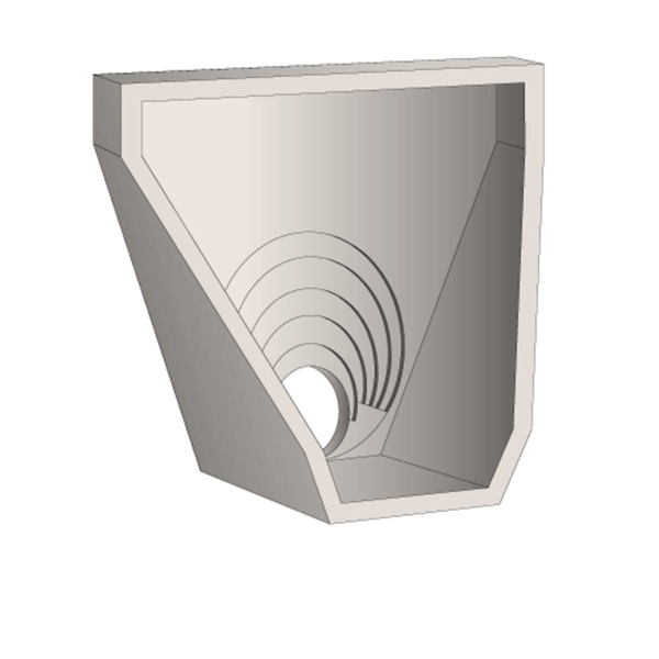 Tête de pont H270 pour tuyaux béton Ø600 à Ø2000