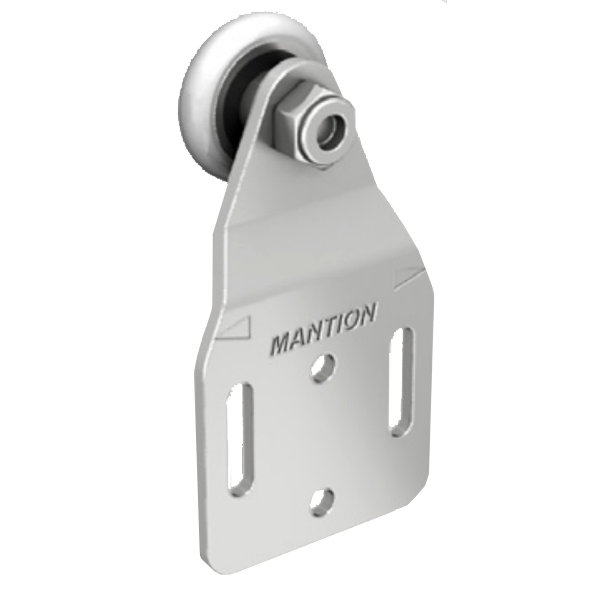Monture fixation sur plat universelle Mantion Tubel 0040-C pour porte de placard - 40 kg max