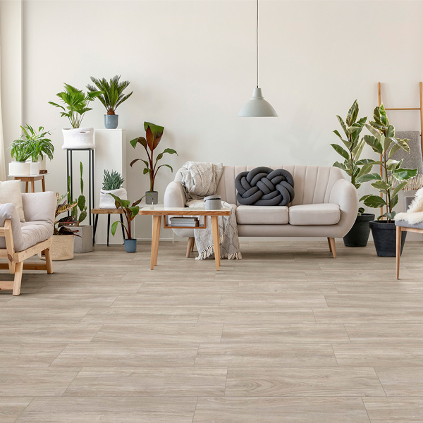 Carrelage sol intérieur effet parquet en grès cérame émaillé - Mywood - 60,4 CM x 20,0 CM - ép. 8,20 MM - Beige