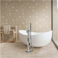 Carrelage intérieur en grès cérame émaillé effet pierre Realstone Pietrantica - 60 cm x 60 cm - ép. 9,5 mm - Beige