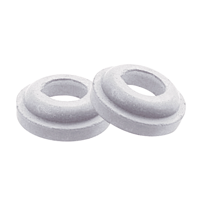 Joint pour raccord d'arrosage laiton express - Diamètre 22 mm - Caoutchouc blanc - Lot de 2