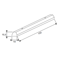 BORD PARK BLOCK 1,5M