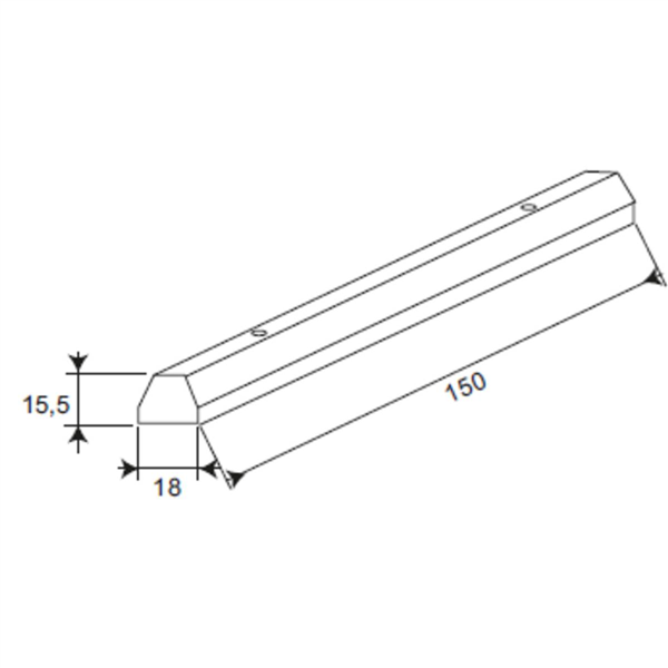 BORD PARK BLOCK 1,5M