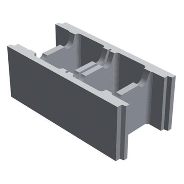 Bloc béton à bancher 500 x 250 x 200 - B25 Zone sismique 1 et 2