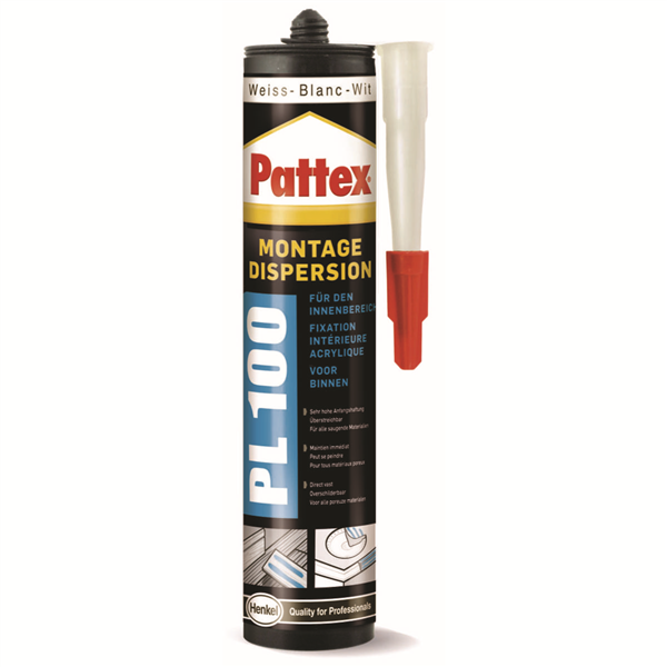 PATTEX PL100 High Tack Blanc 380g